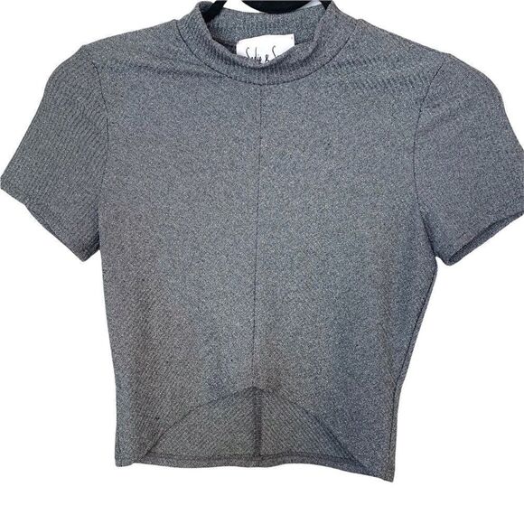 Nwot sage the label reyna mockneck crop top - Picture 3 of 10